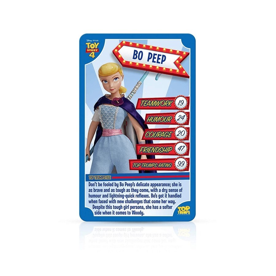 Toy Tale 4 Best Trumps Memory Card Game