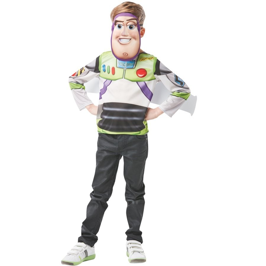 July 4th Sale - Disney Pixar Toy Story Talk Lightyear Preference Dress Costume - Hot Buy Happening:£17