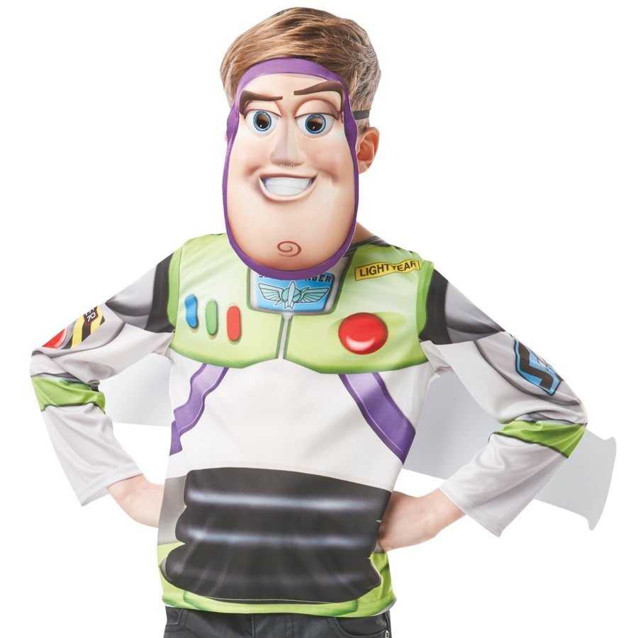 Summer Sale - Disney Pixar Plaything Story Hype Lightyear Preference Dress Costume - Back-to-School Bonanza:£18[neb9749ca]