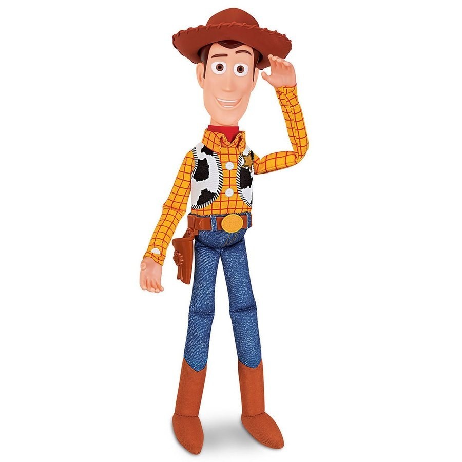 Disney Pixar Plaything Tale 4 Talking Activity Amount - Woody