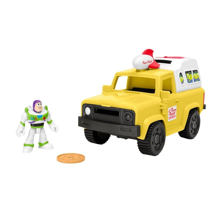 Fisher-Price Imaginext Disney Pixar Toy Tale - Hype Lightyear and Pizza World Vehicle