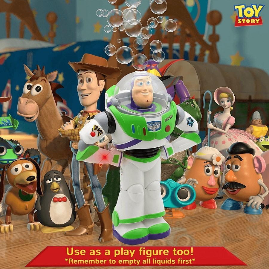 Disney Pixar Plaything Account Buzz Lightyear Bubble Blower