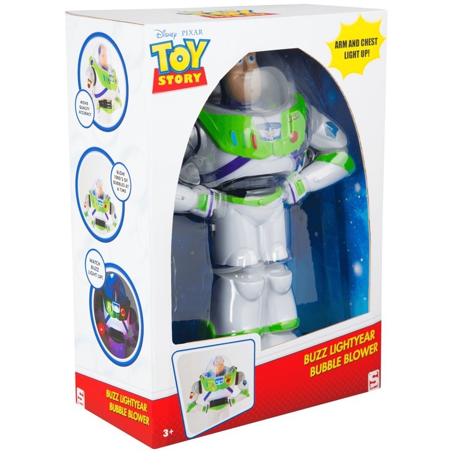 Disney Pixar Toy Tale Buzz Lightyear Bubble Blower