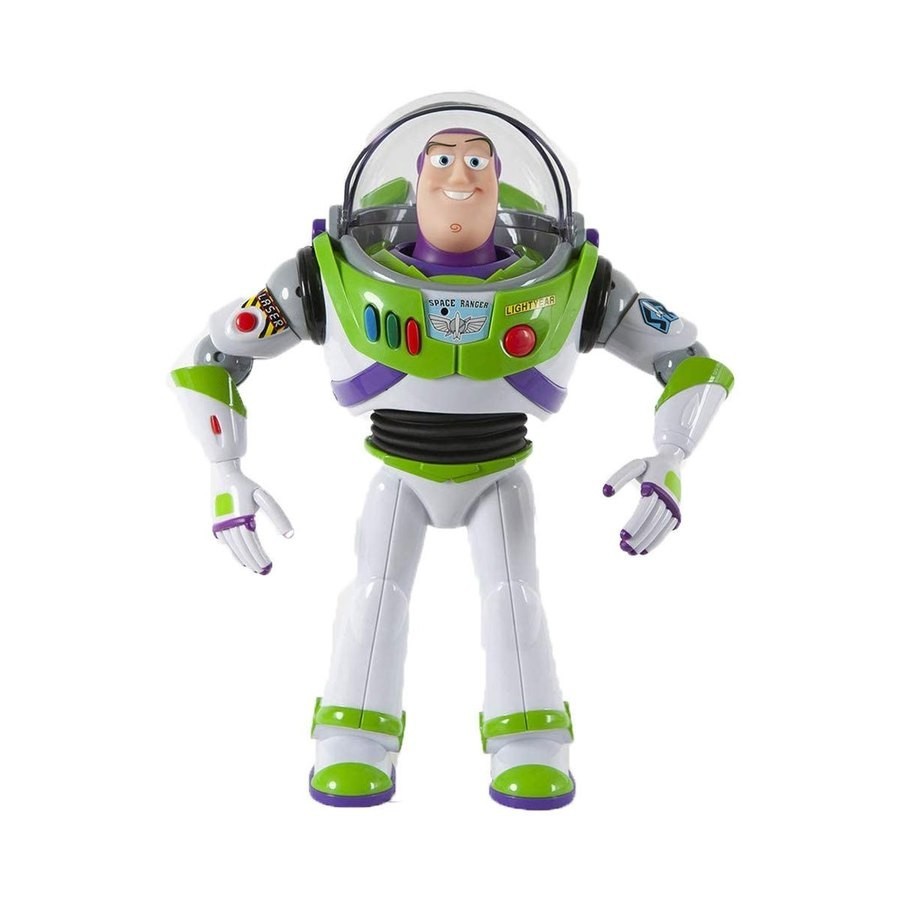 Disney Pixar Toy Tale 4 Interactive Drop-Down Body - Buzz Lightyear