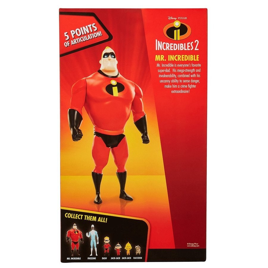 Presidents' Day Sale - Disney Pixar Incredibles 2 Champ Set Body - Mr. Amazing - Off-the-Charts Occasion:£12[alb9836co]