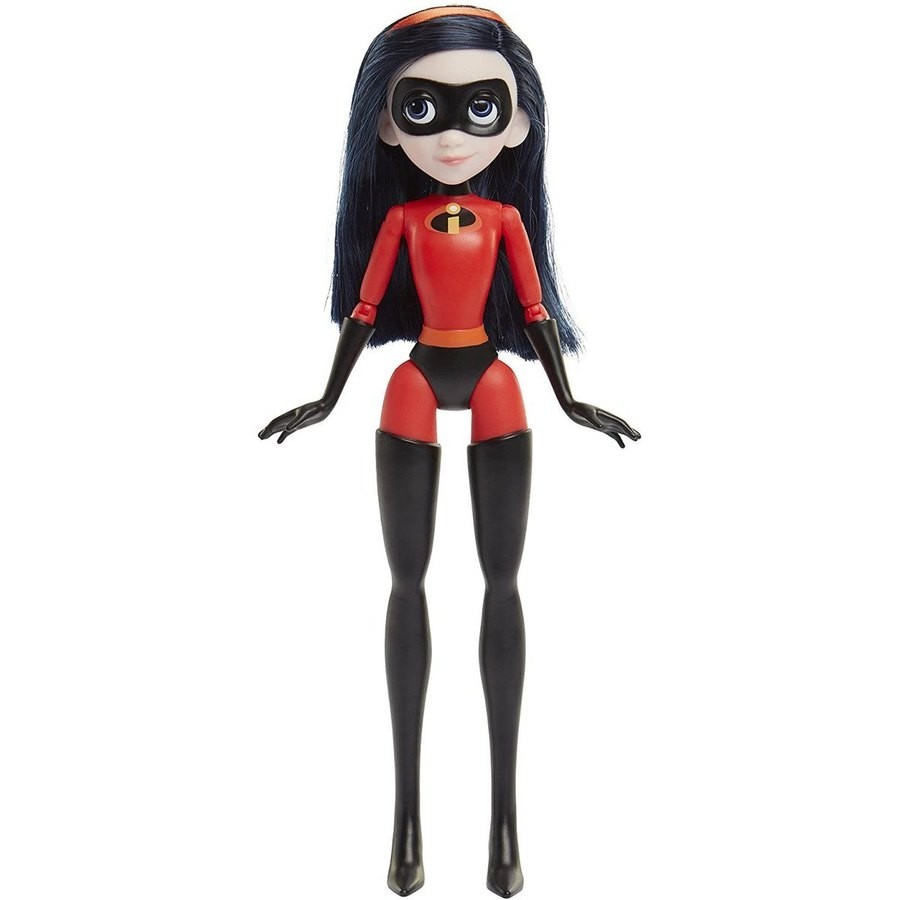 Clearance - Disney Pixar Incredibles 2 - Violet Action Number - Labor Day Liquidation Luau:£9