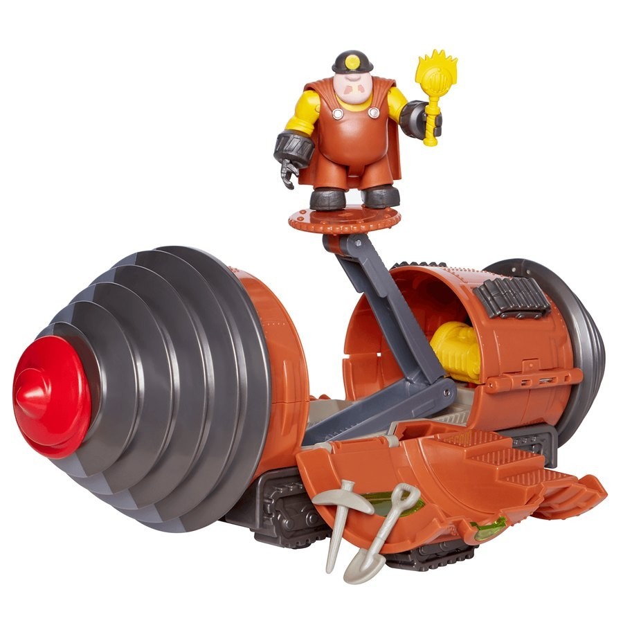 Members Only Sale - Disney Pixar Incredibles 2 - Underminer Vehicle Playset - Web Warehouse Clearance Carnival:£19
