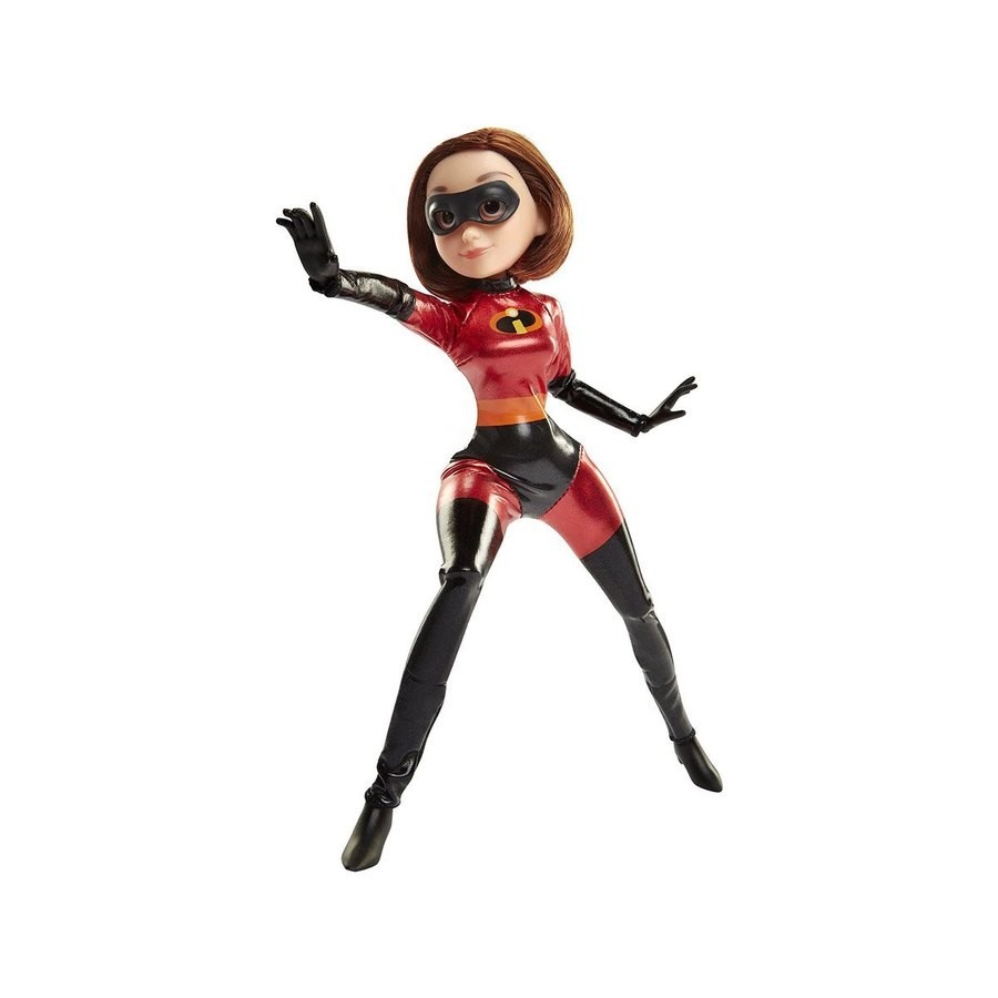 Disney Pixar Incredibles Red Outfit Costumed Action Number - Elastigirl