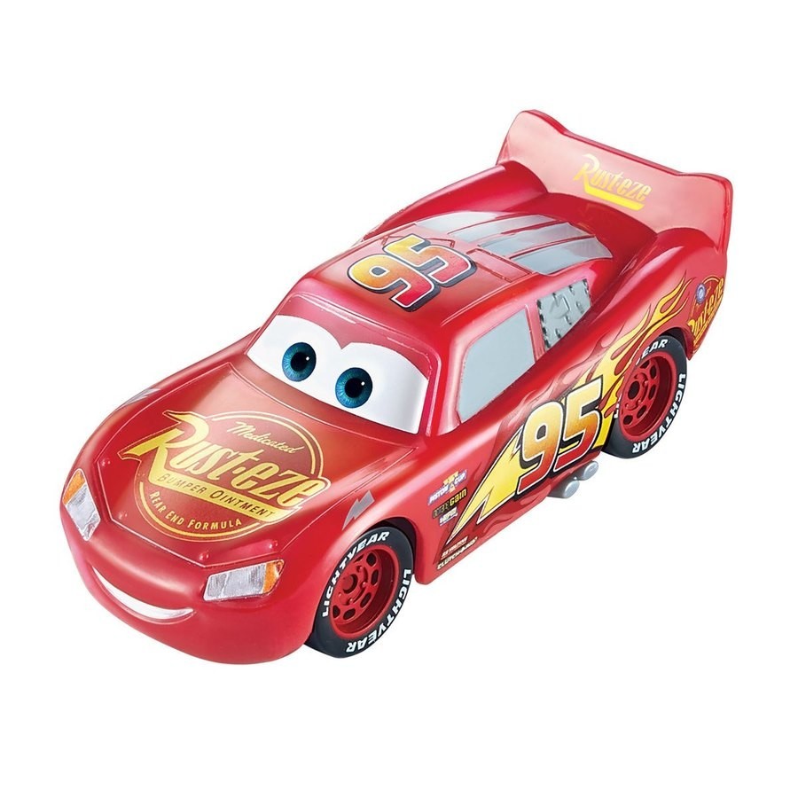 Discount Bonanza - Disney Pixar Cars Colouring Changing Vehicle - Super McQueen - Father's Day Deal-O-Rama:£8