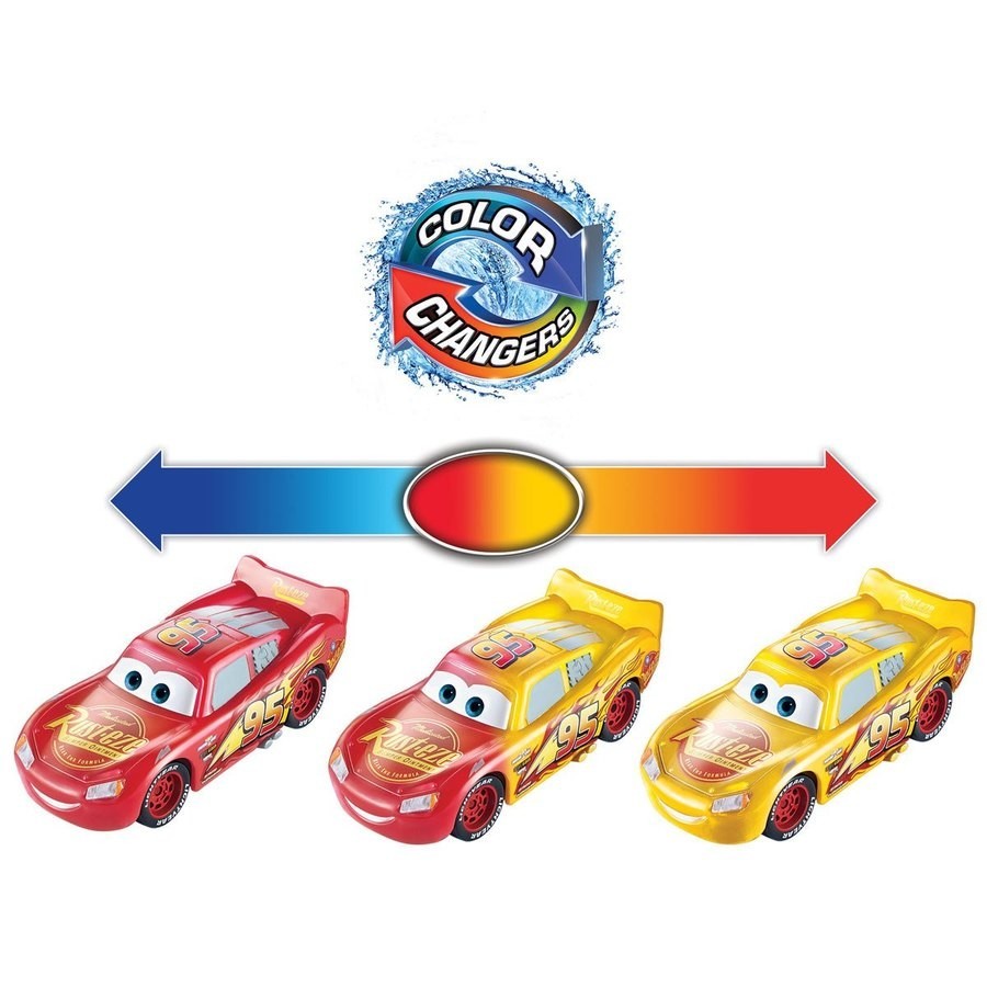 Sale - Disney Pixar Cars Colouring Replacing Vehicle - Lightning McQueen - Off-the-Charts Occasion:£8[cob9851li]