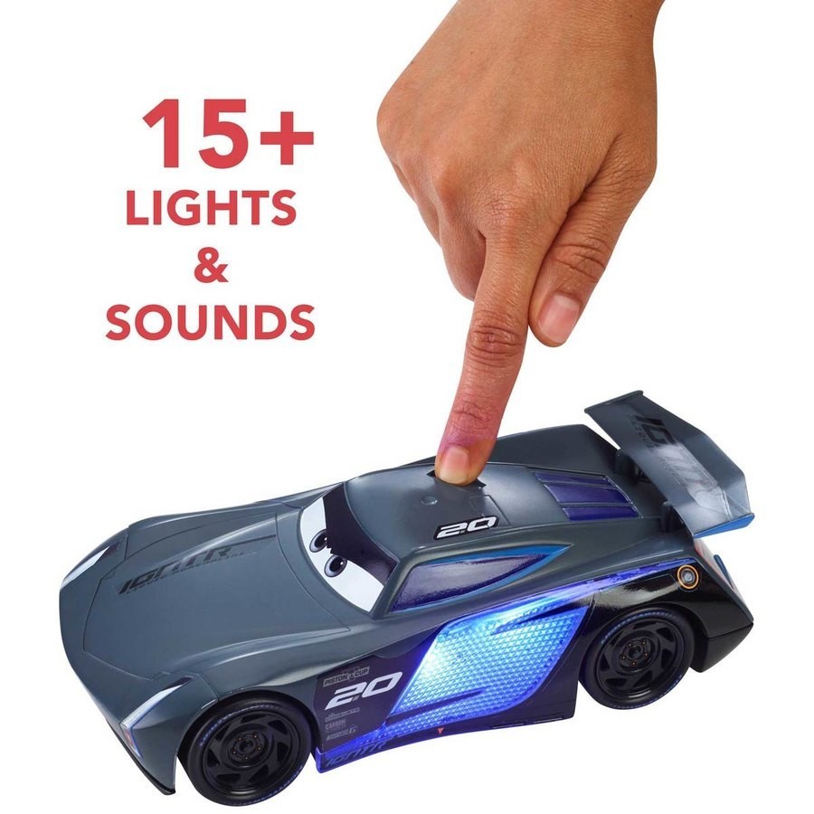 October Halloween Sale - Disney Pixar Cars Ultimate Lights & Appears - Jackson Storm - Online Outlet X-travaganza:£28