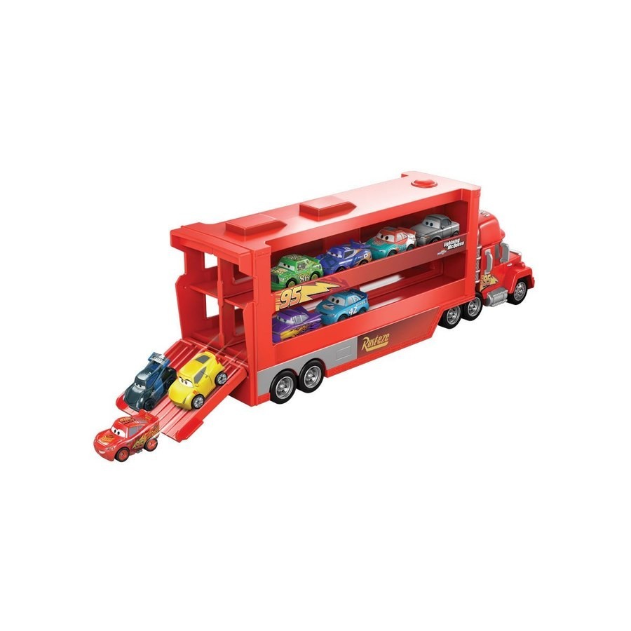 Halloween Sale - Disney Pixar Cars Mack Mini Racers Hauler Truck - Price Drop Party:£19[lab9855ma]