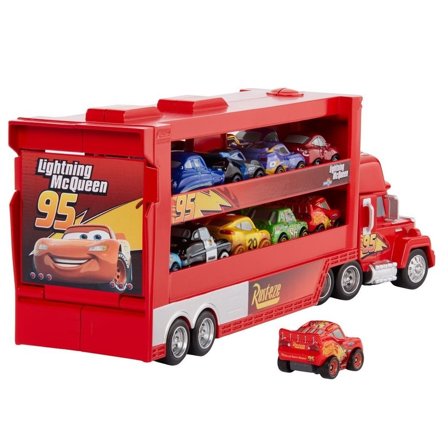 Veterans Day Sale - Disney Pixar Cars Mack Mini Racers Hauler Truck - Get-Together:£19[jcb9855ba]