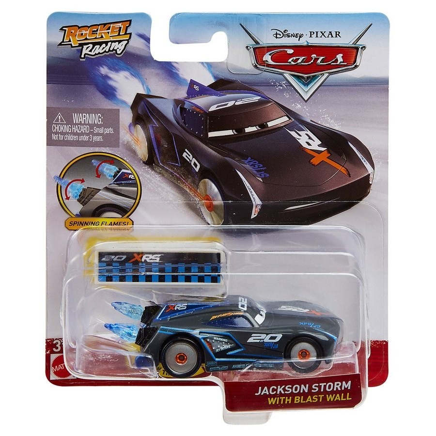 Price Reduction - Disney Pixar Cars: Rocket Dashing - Jackson Storm - Online Outlet X-travaganza:£7
