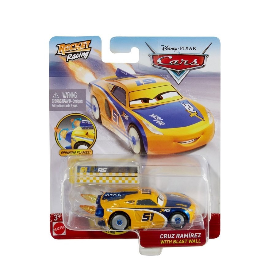 Warehouse Sale - Disney Pixar Cars: Rocket Competing - Cruz Ramirez - Galore:£7