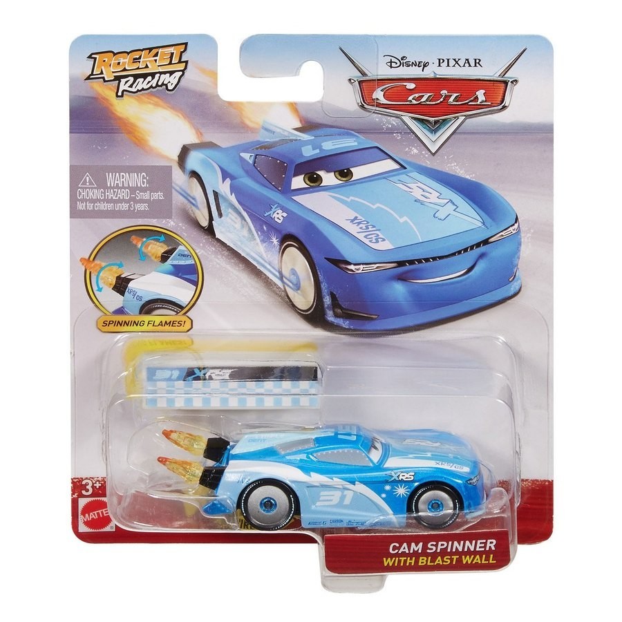Disney Pixar Cars: Rocket Competing - Webcam Article Spinner