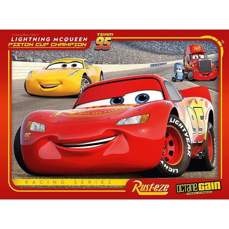 Independence Day Sale - Ravensburger Cars 3 - 4 In A Box Jigsaw Puzzle - Give-Away:£5