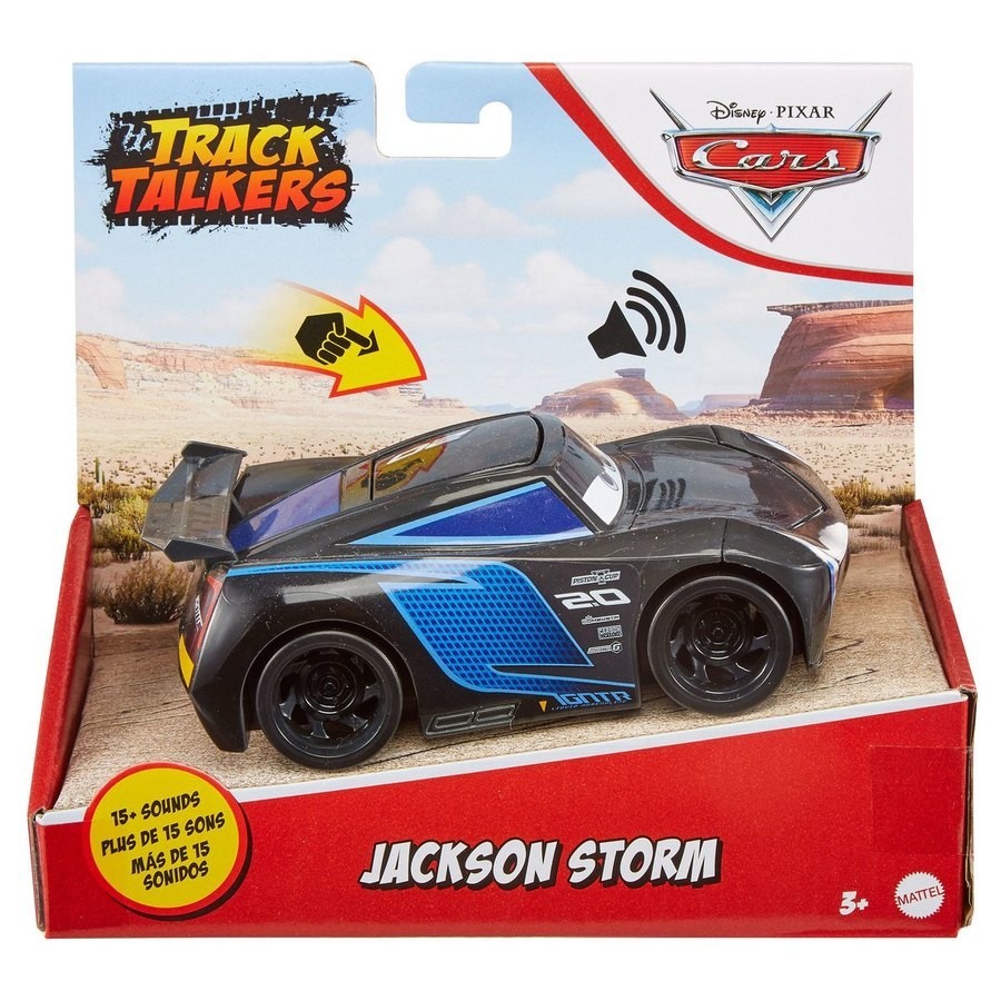 May Flowers Sale - Disney Pixar Cars Monitor Talkers - Jackson Storm - Hot Buy:£12[lib9878nk]