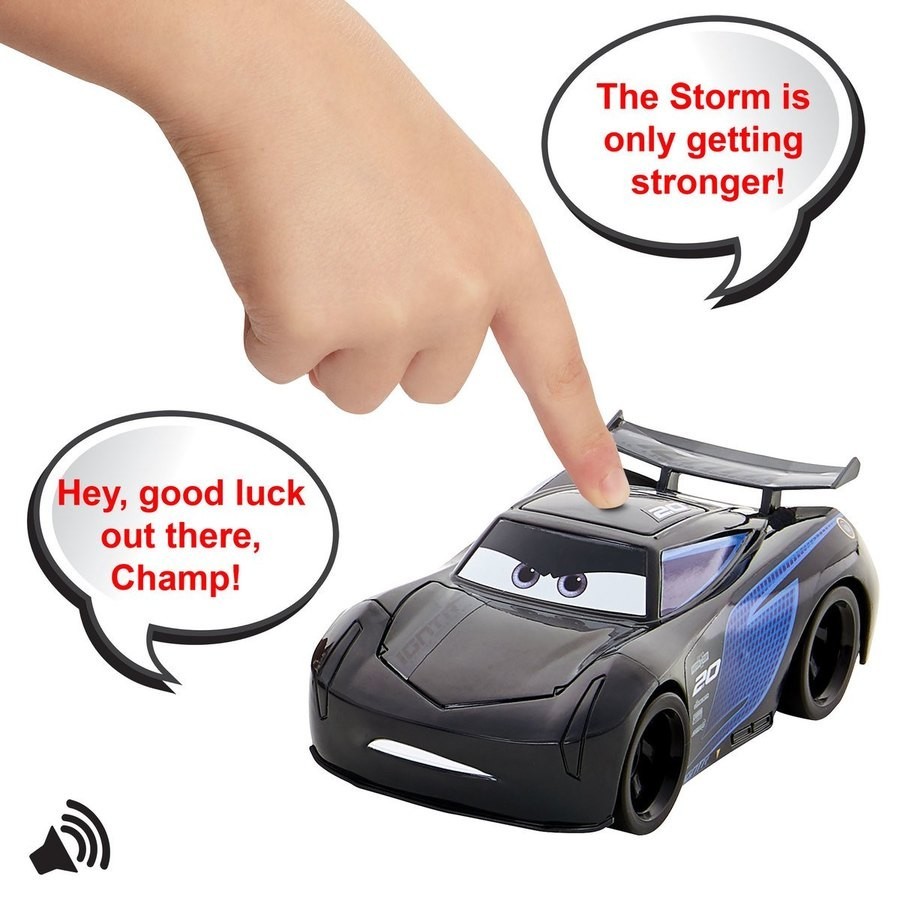Holiday Sale - Disney Pixar Cars Track Talkers - Jackson Storm - Father's Day Deal-O-Rama:£13[neb9878ca]