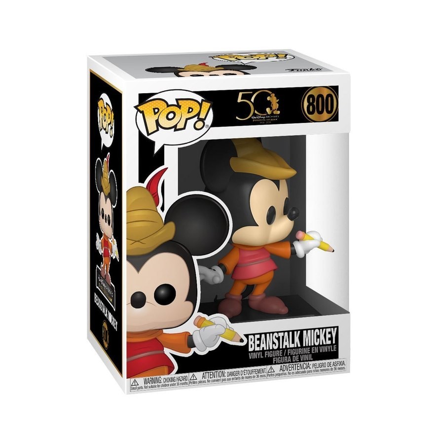 Presidents' Day Sale - Funko Pop! Disney: Archives - Beanstalk Mickey - Surprise:£9[jcb9881ba]