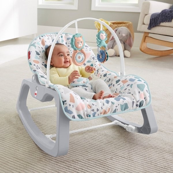 July 4th Sale - Fisher-Price Infant-to-Toddler Rocker -Terrazzo - Off:£42[lab9884ma]