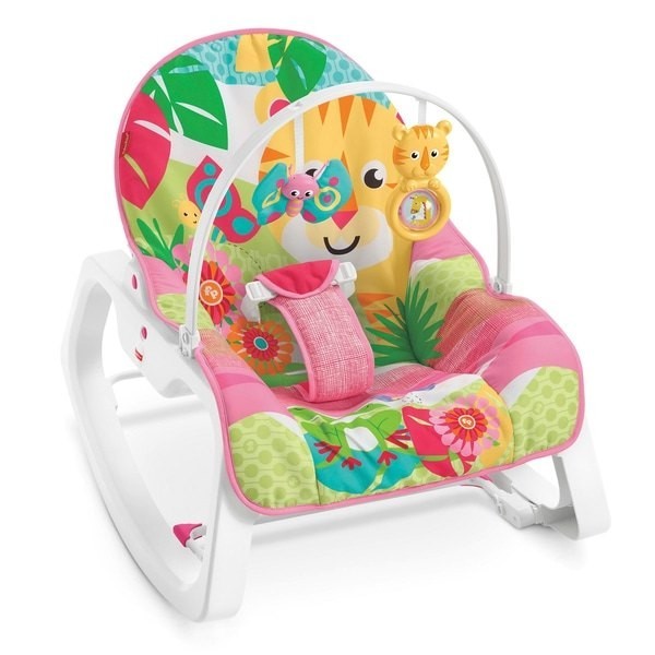 Clearance - Fisher-Price Infant-to-Toddler Modification Pink - Memorial Day Markdown Mardi Gras:£41