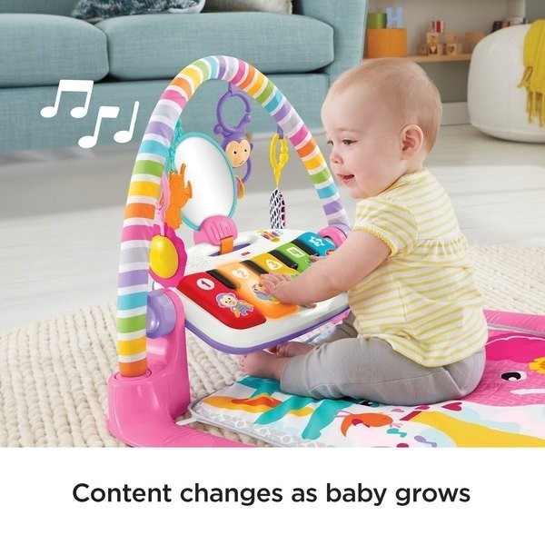 Final Sale - Fisher-Price Piano Baby Play Floor Covering and also Play Health And Fitness Center Pink - One-Day:£33[lab9893ma]