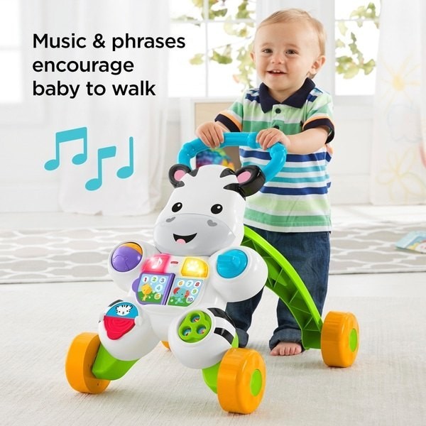 Fisher-Price Learn with Me Zebra Pedestrian Infant Pedestrian