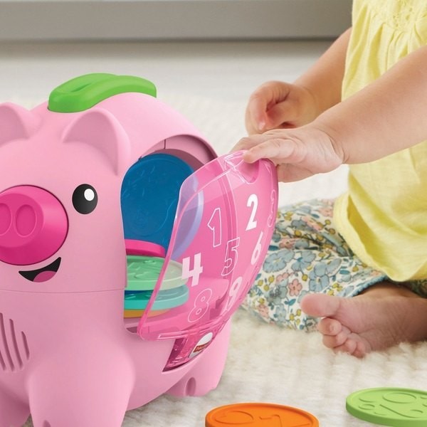Fisher-Price Laugh & Learn Count & Rumble Piggy Financial Institution Activity Plaything