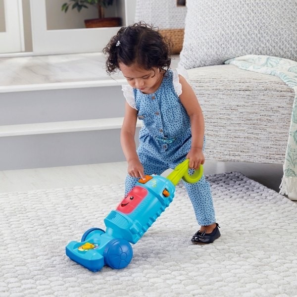 Black Friday Sale - Fisher-Price Laugh as well as Learn Light-up Learning Vacuum Cleaner - Back-to-School Bonanza:£24[lib9899nk]
