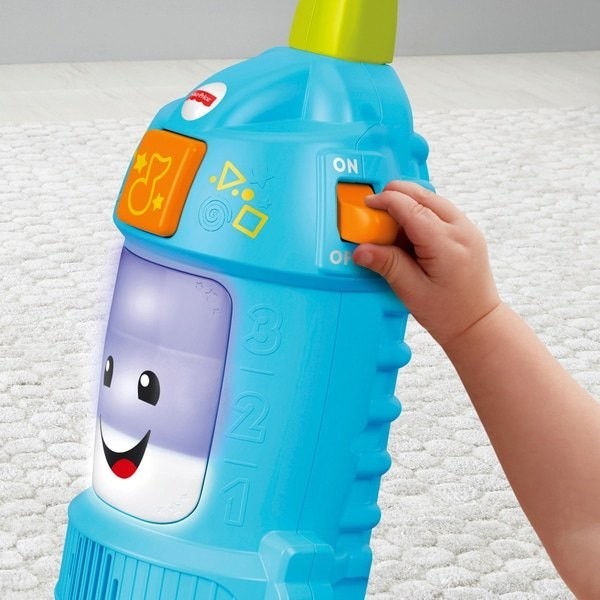 Black Friday Sale - Fisher-Price Laugh as well as Learn Light-up Learning Vacuum Cleaner - Back-to-School Bonanza:£24[lib9899nk]