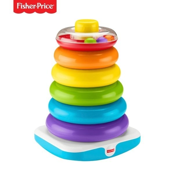 Winter Sale - Fisher-Price Titan Rock-a-Stack Toy For Toddlers - Women's Day Wow-za:£12