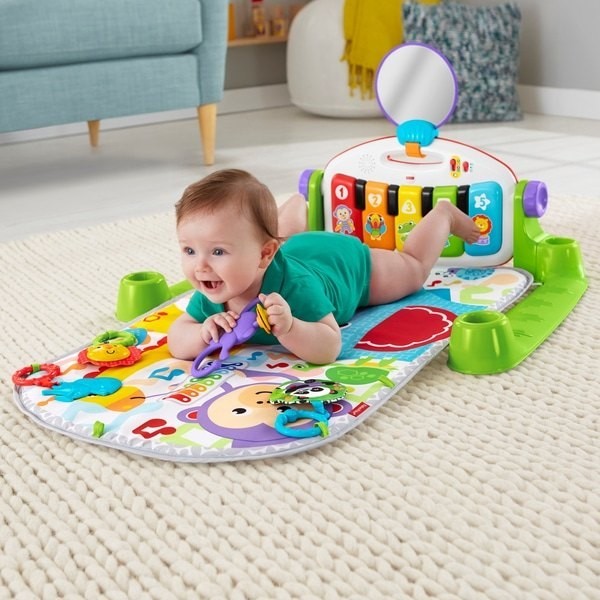 Fisher-Price Deluxe Kick & Play Piano Fitness Center Play Floor Covering