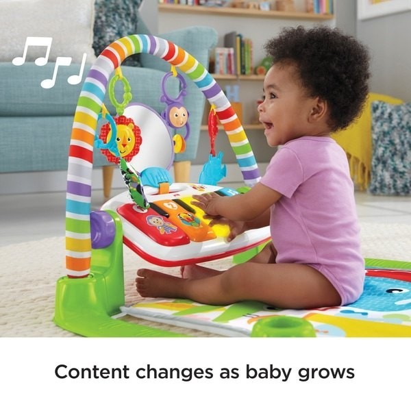 Price Drop Alert - Fisher-Price Deluxe Zing & Play Piano Fitness Center Play Floor Covering - Fourth of July Fire Sale:£35[neb9903ca]