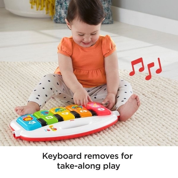 Blowout Sale - Fisher-Price Deluxe Zing & Play Piano Health Club Play Mat - Reduced:£34