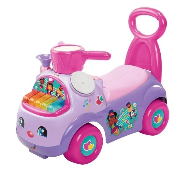 Fisher-Price Minimal Individuals Music March Purple Ride-on