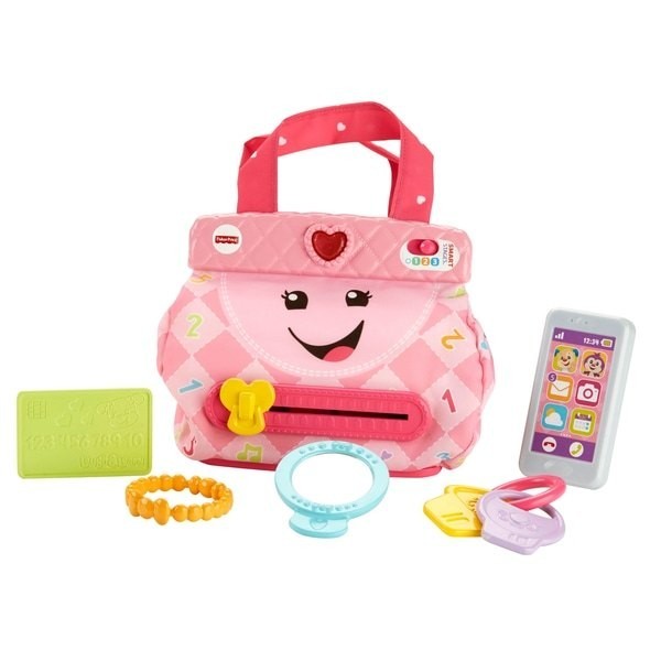 Internet Sale - Fisher-Price Laugh & Learn My Smart Purse Task Plaything - Online Outlet Extravaganza:£24[neb9906ca]
