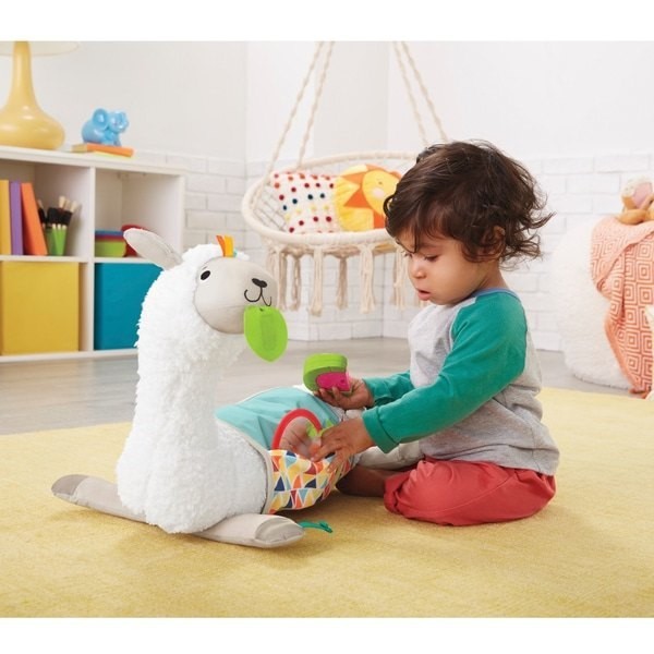 Exclusive Offer - Fisher-Price Grow-with-Me Belly Opportunity Llama - Spree:£28