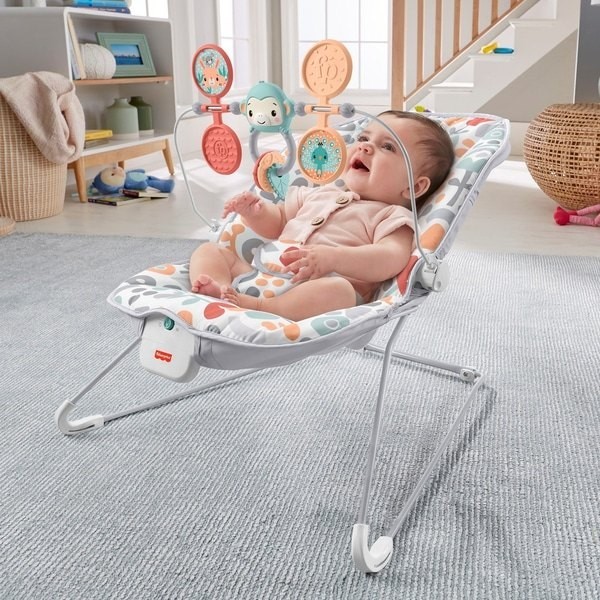 Cyber Monday Sale - Fisher-Price Sugary Food Summer Blossoms Little One Bouncer - Hot Buy Happening:£33[lib9912nk]