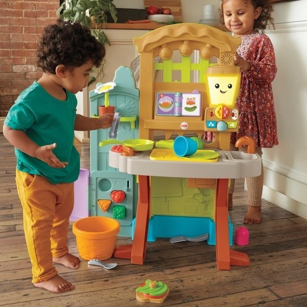 Free Gift with Purchase - Fisher-Price Grow-The-Fun Yard to Kitchen Area - E-commerce End-of-Season Sale-A-Thon:£54[lab9913co]