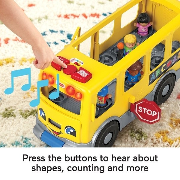 May Flowers Sale - Fisher-Price Little People Big Yellow College Bus - Surprise:£28[hob9921ua]