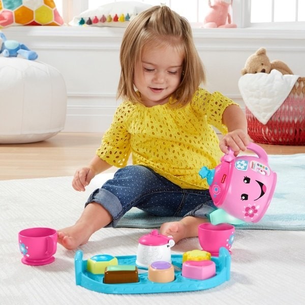 Buy One Get One Free - Fisher-Price Laugh & Learn Sugary Food Manners Tea Service - Give-Away:£16[lib9923nk]