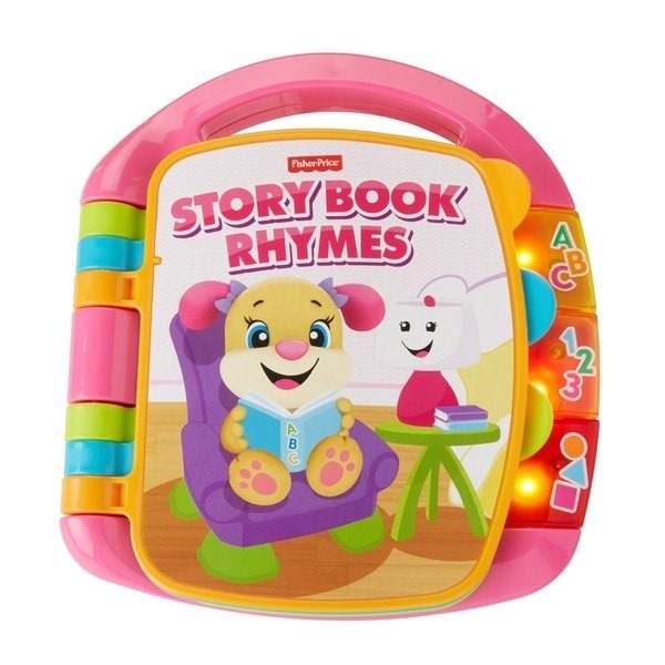 Year-End Clearance Sale - Fisher-Price Laugh & Learn Storybook Rhymes - Super Sale Sunday:£12[jcb9925ba]