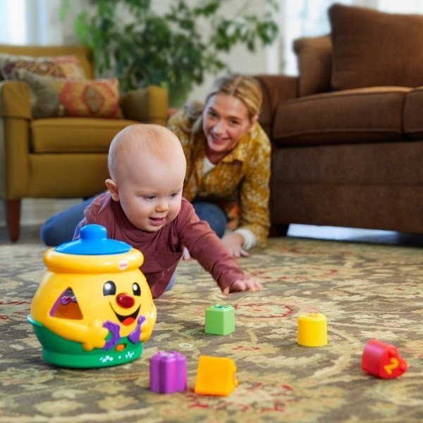 Fisher-Price Infant Smartronics Biscuit Shape Unpleasant Surprise Activity Toy