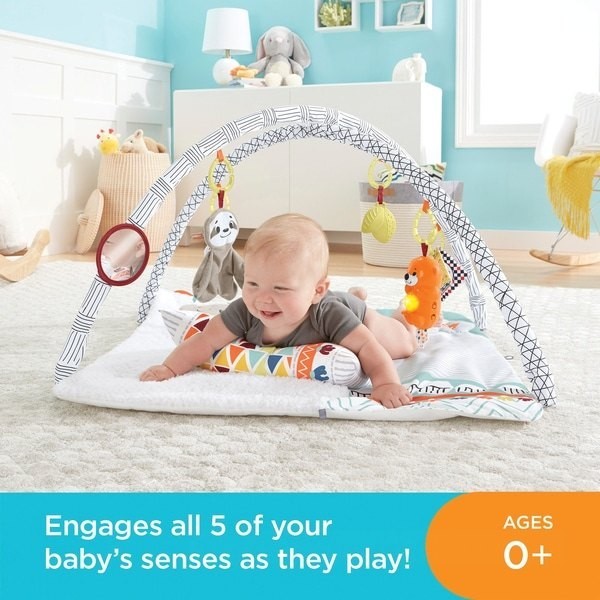 Fisher-Price Perfect Sense Deluxe Health And Fitness Center Infant Play Mat
