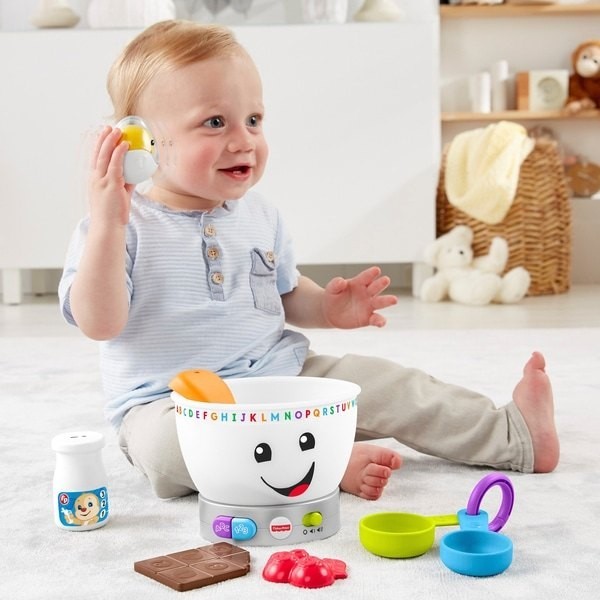 Summer Sale - Fisher-Price Laugh & Learn Magic Colour Blending Bowl - End-of-Year Extravaganza:£22[sab9930nt]