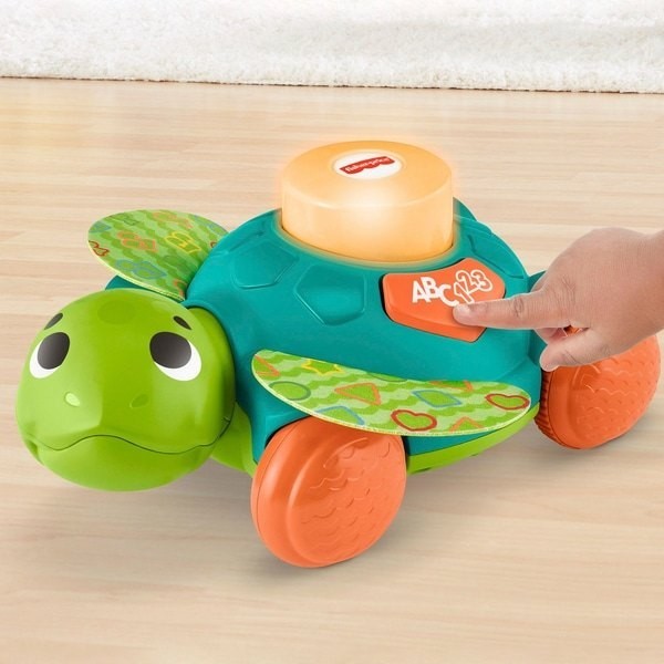 Everything Must Go Sale - Fisher-Price Linkimals Sit-to-Crawl Ocean Tortoise - Spectacular Savings Shindig:£24