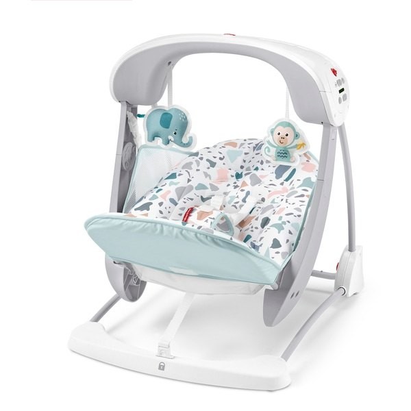 Fisher-Price Take-Along Infant Swing & Chair - Terrazzo