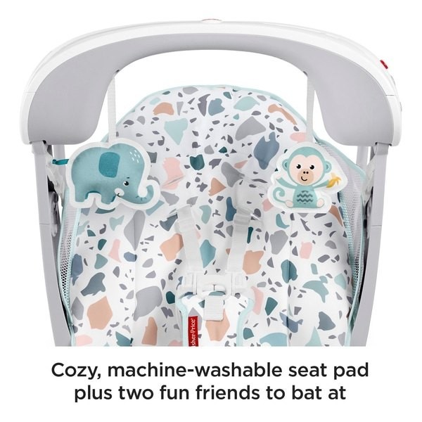 Exclusive Offer - Fisher-Price Take-Along Child Swing & Chair - Terrazzo - Frenzy:£66