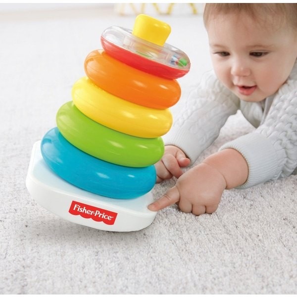Limited Time Offer - Fisher-Price Rock-a-Stack Child Activity Toy - Steal-A-Thon:£8